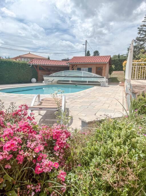 Magnifique Maison A Lentilly - Piscine Exterior foto